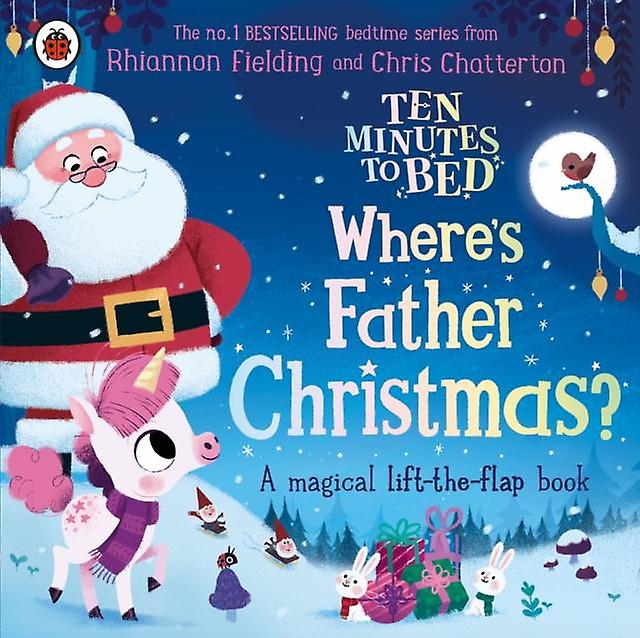 Ten Minutes To Bed Wheres Father Christmas by Rhiannon Fielding Paperback Book