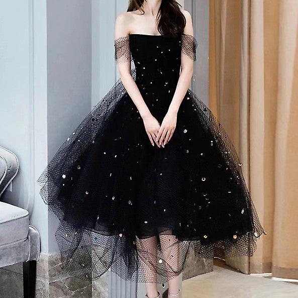 Abito da sera Donna Haute Couture Nero Francese