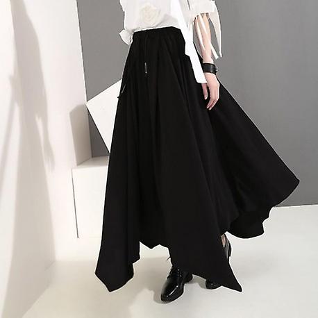 Drawstring unregelmäßige lose weite Bein Hose