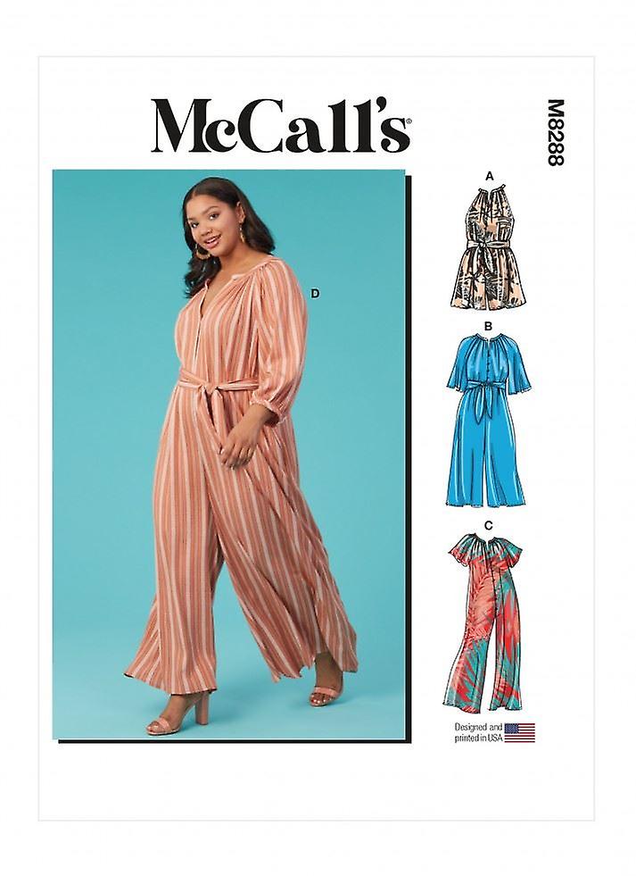 McCalls Paper Sewing Pattern 8288