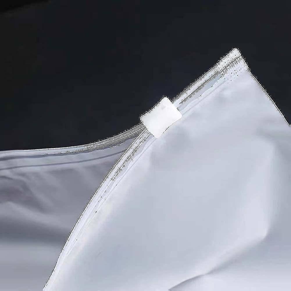 100 stücke lagerung platzsparende kleidersäcke mattierte kunststoff zip-lock kleidersäcke reisesiegel aufbewahrung b