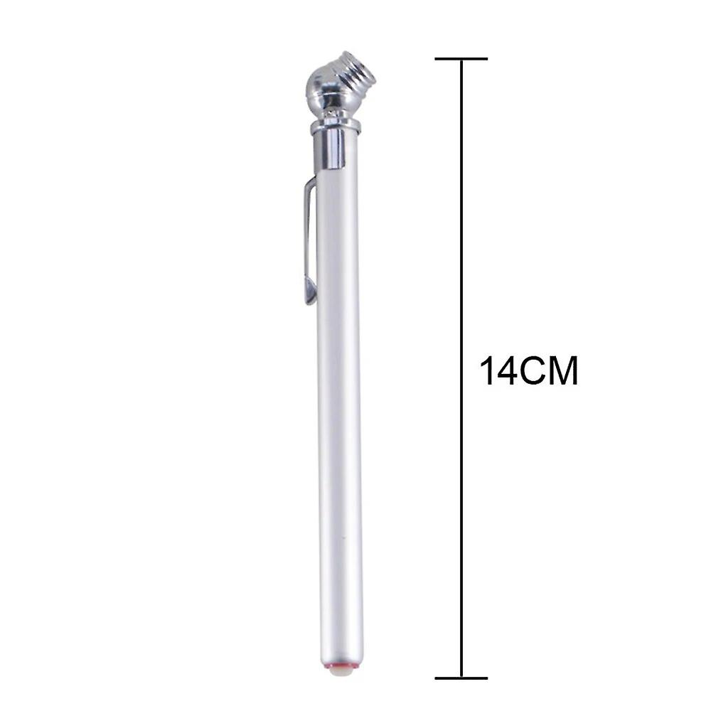 Tire/tyre Air Pressure Test Meter Pen Shape Emergency Use Portable 5-50 Psi Pressure Gauge Durable Silver Car Styling