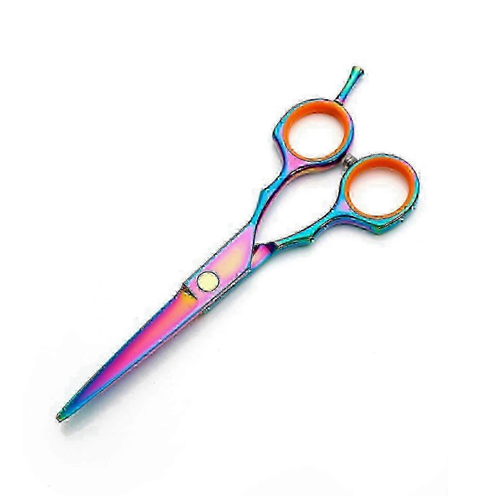 Ciseaux de coiffeur à poignée symétrique en acier inoxydable, design ergonomique, ciseaux de coupe de cheveux professionnels pour salon