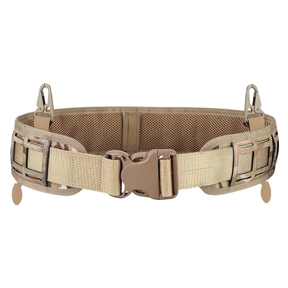 Waist Belt Soft Padded Patrol Combat Battle Web Belt 1000D Nylon Adjustable Length