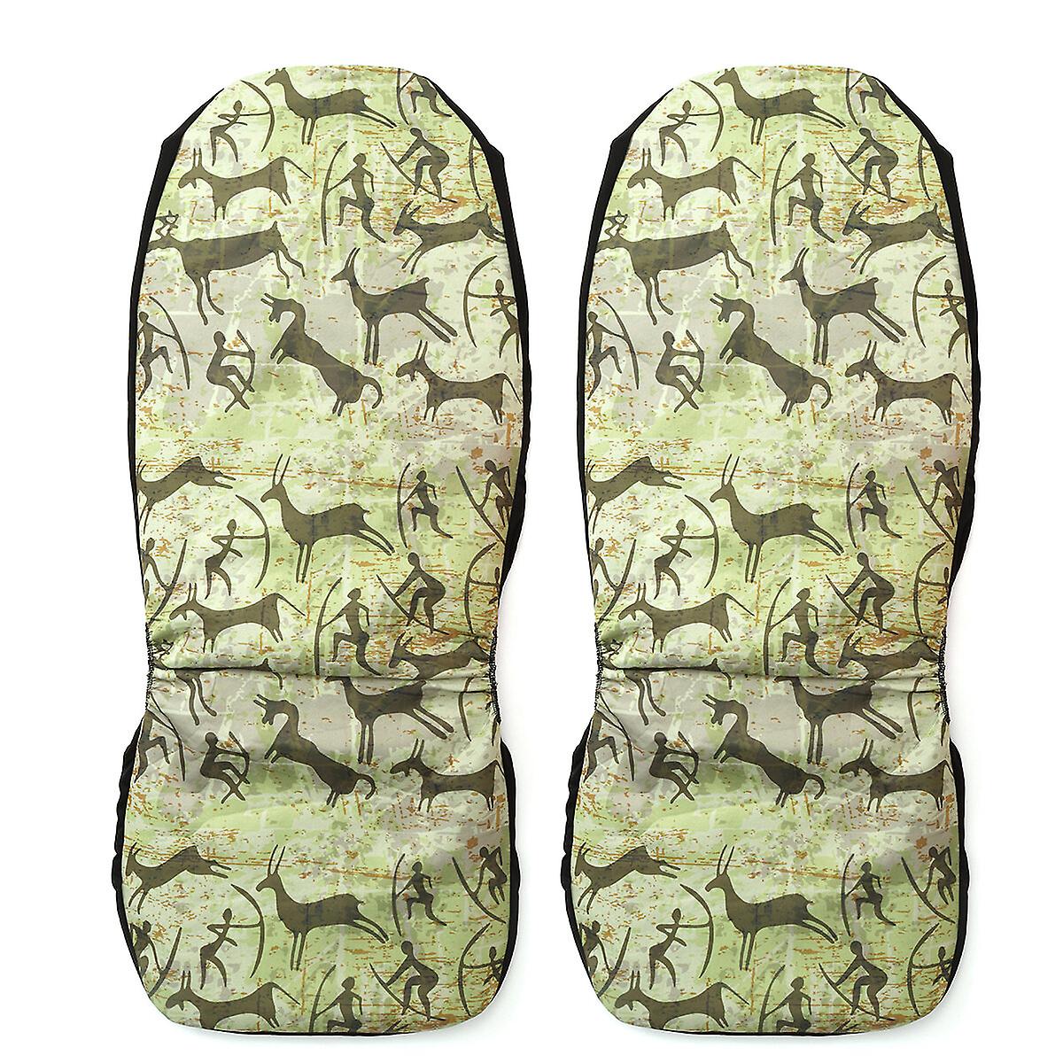 2st Mode Tryckta Bilstolsöverdrag Universal Biltillbehör