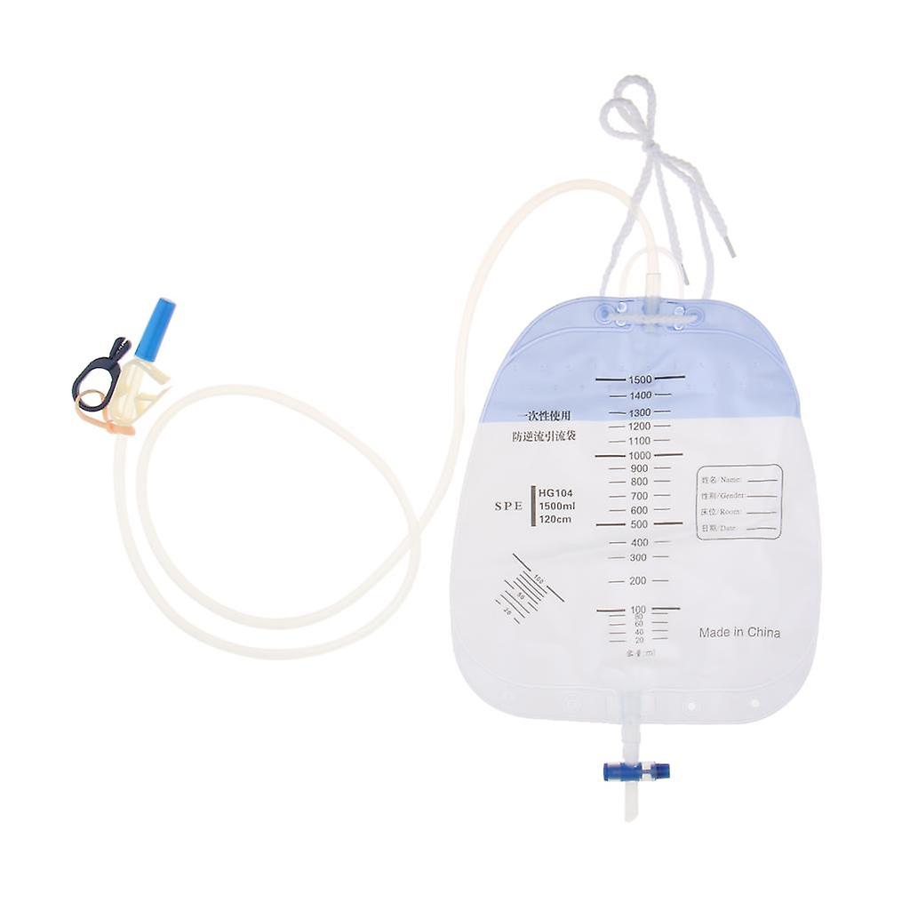 1500ml engangs klar urin kateter dreneringspose anti reflux