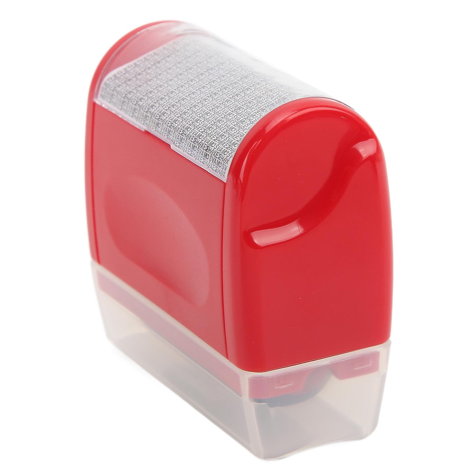 Confidential Red Roller Stamp 34mm Small Detachable Window Seal