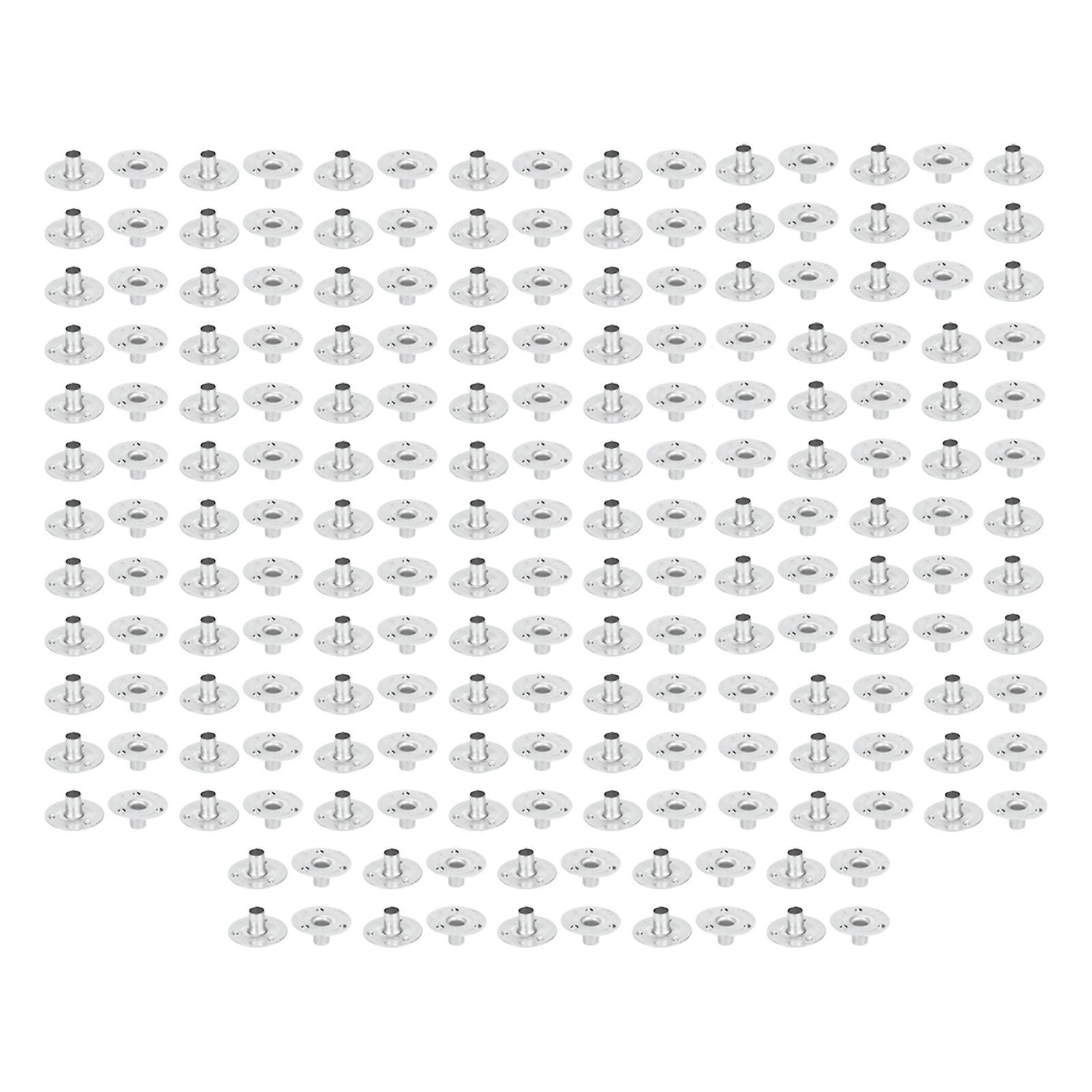 200 Pcs Metal Base Candle Wick Holder Tabs for Candle Making