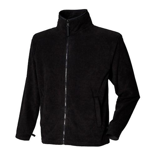 Henbury Mens Plain Fleece Jacket