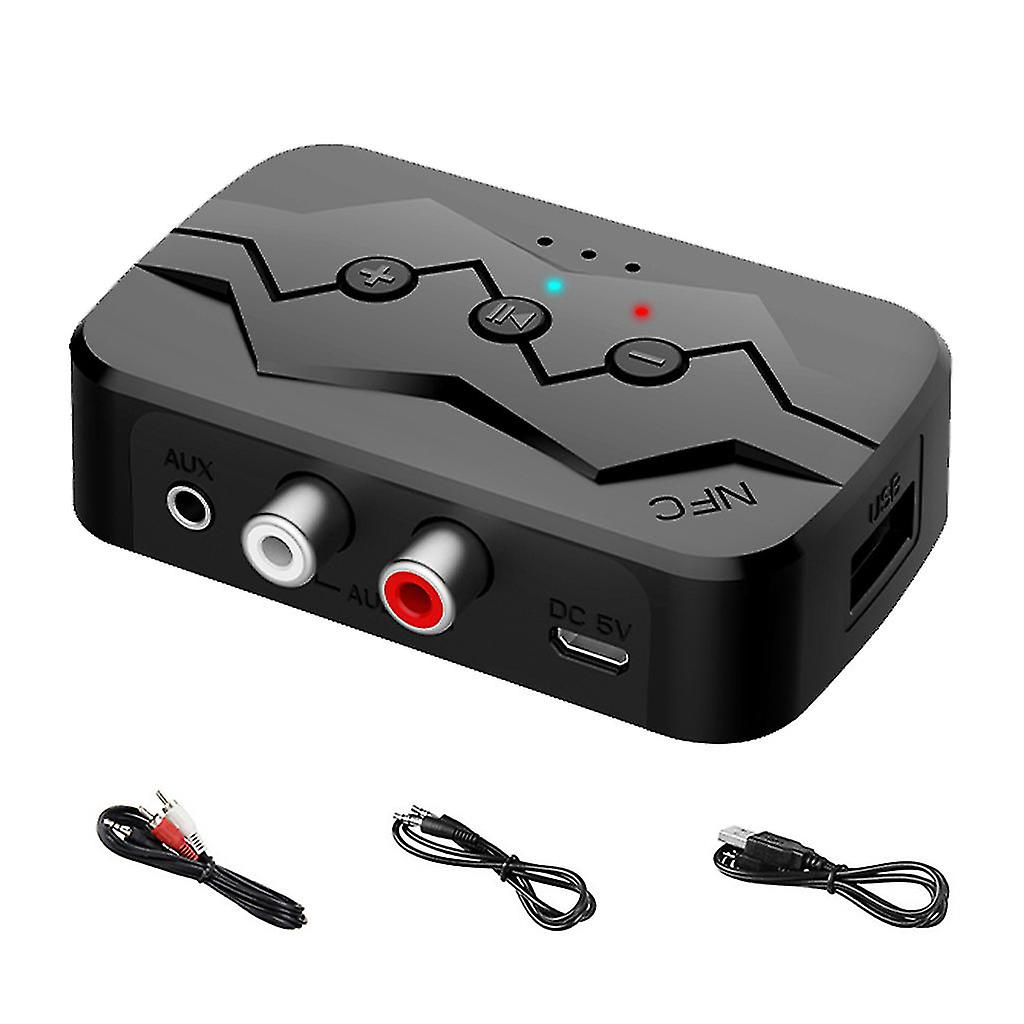 Nfc Stereo Audio Wireless Adapter Bluetooth-compatible Audio Receiver For Sound