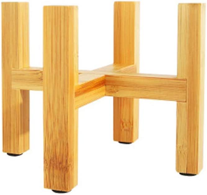 2023 - حامل وعاء زهور من الخيزران الطبيعي ، أرجل جريئة ، مناسب للحديقة ، غرفة المعيشة ، القاعة ، الدراسة ، غرفة النوم ، المنزل ديسمبر