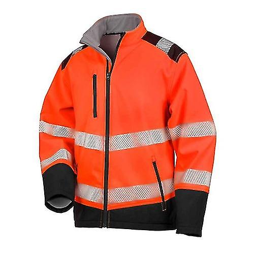 SAFE-GUARD by Result Mens Ripstop Safety Soft Shell Jacket