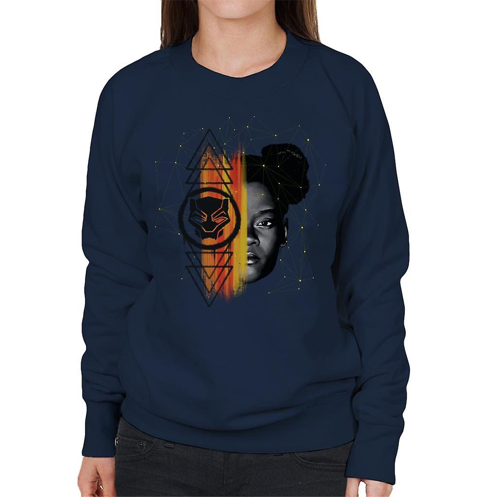 Marvel Black Panther Shuri Half Face Paint Women's Sweatshirt