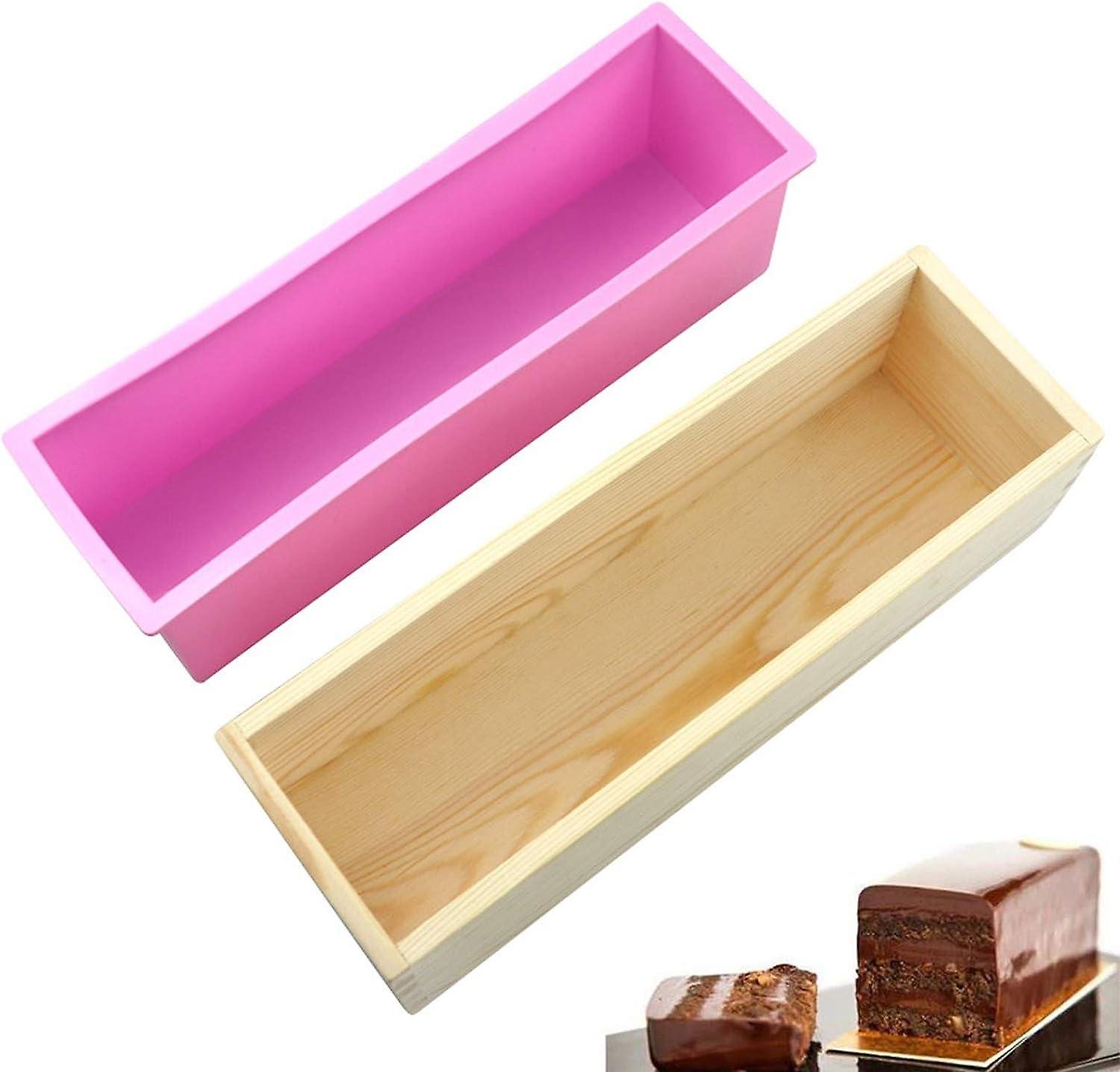 Soap Molds DIY Soap Baking Cake Bread Toast Rectangular Mold For Making Soap Baking Cake Silicone Li