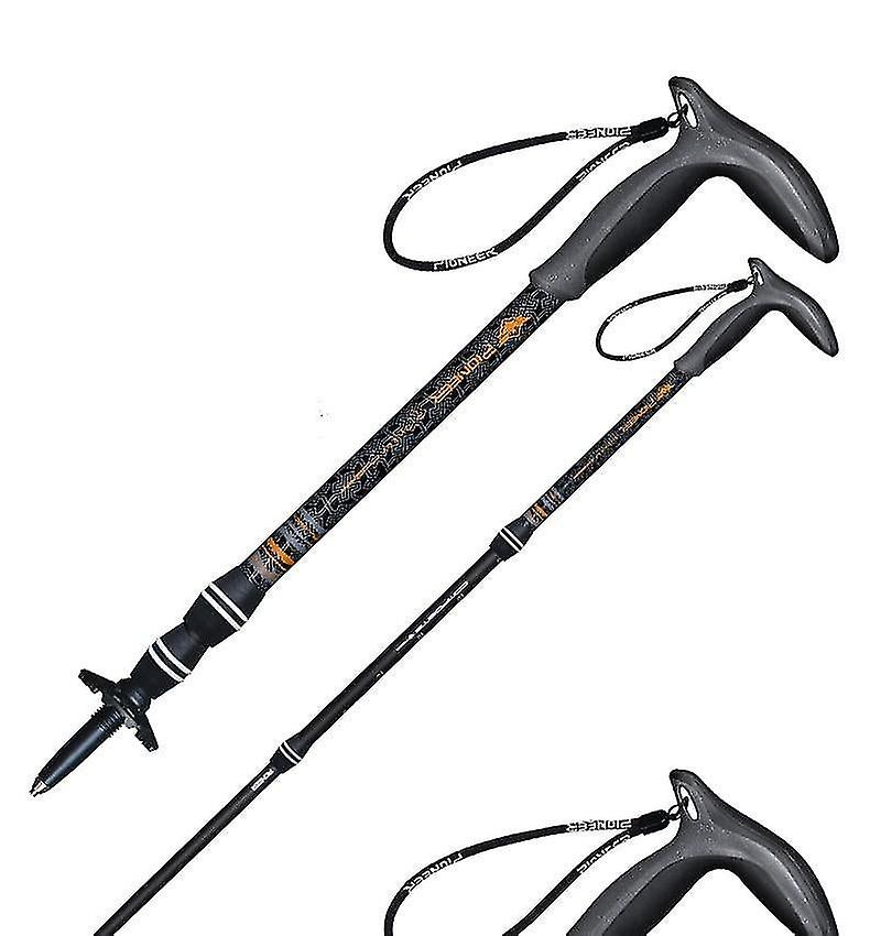 Hiking Poles T Handle Hiking Carbon Fiber Walking Cane Trekking Poles Ultralight Trail Sticks |walking Sticks