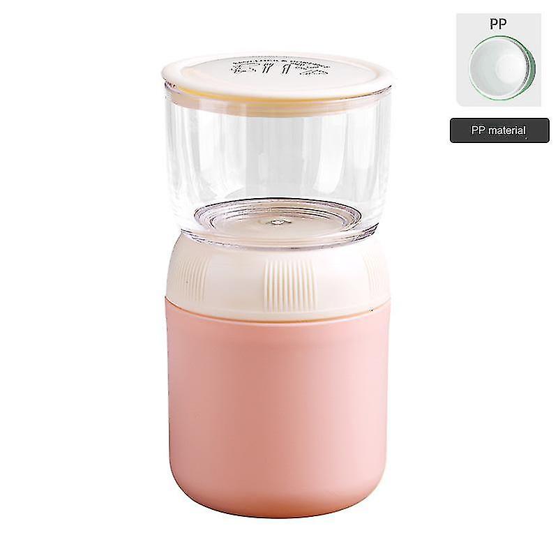 PP Double-Layer Soup Cup Large Capacity Student Milk Cereal Yogurt Cup Breakfast Cup Mini