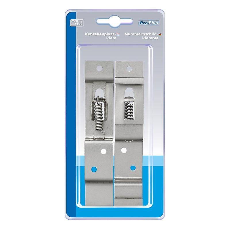 Rendszámtábla csipesz 2 db buborékcsomagolásban