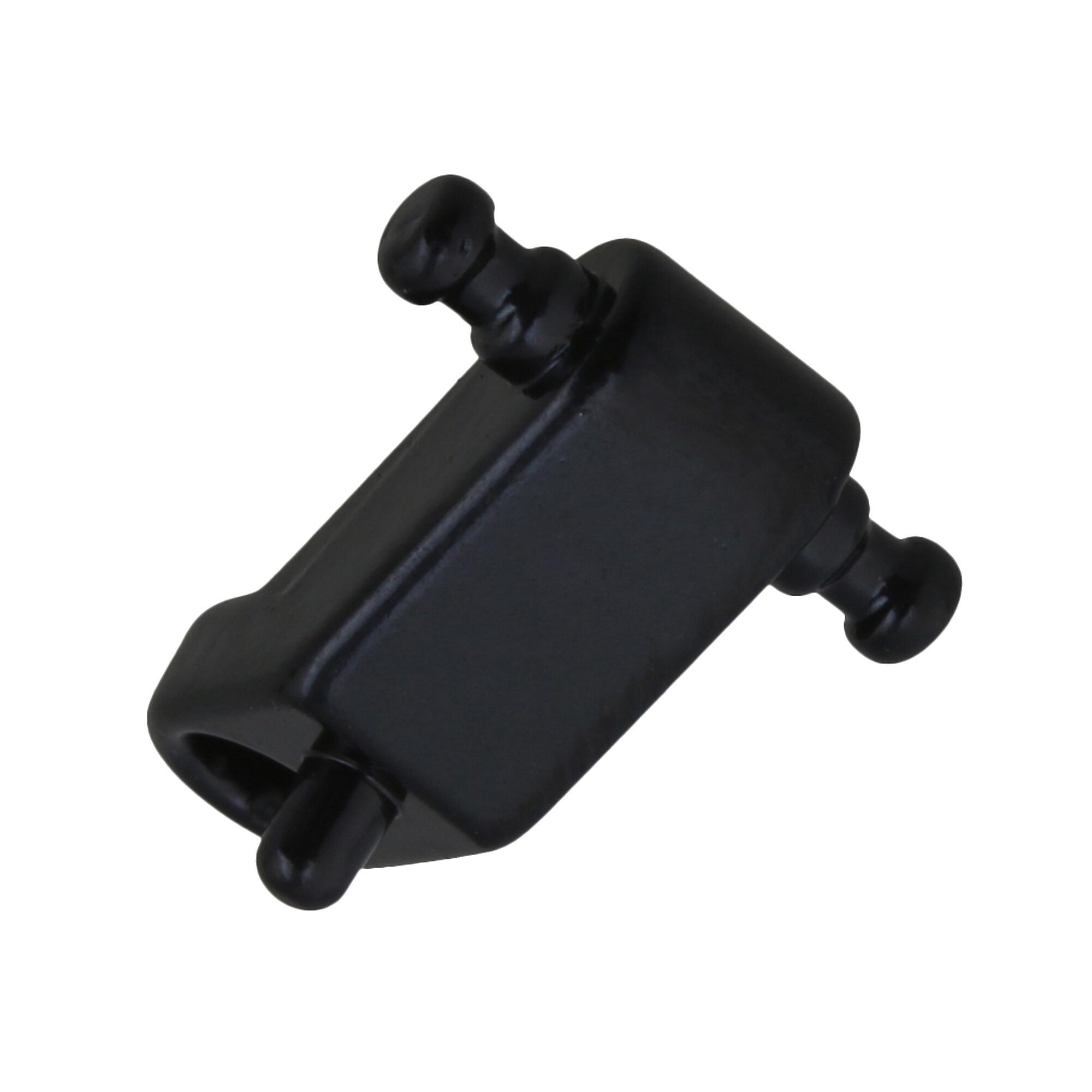 24 Pcs Metal String Tree Retainers for Electric Guitar Repairing Black