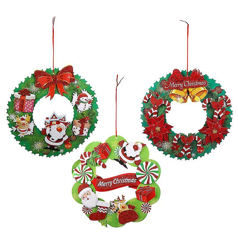 3pcs Wall Hanging Wreath
