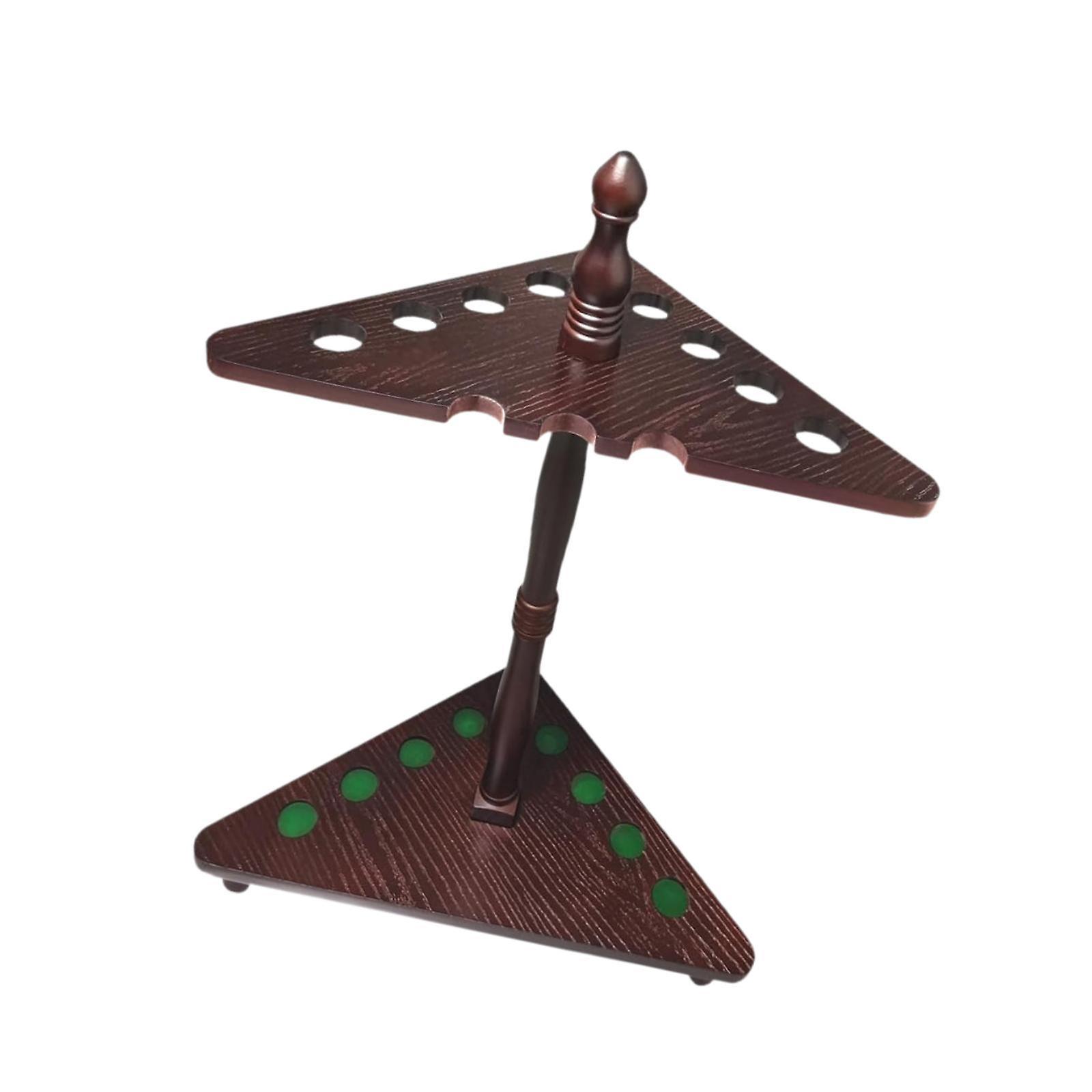 Vertical 9 Holes Billiard Pool Cue Rack Pool Cue Holder for Bars Gyms Garage