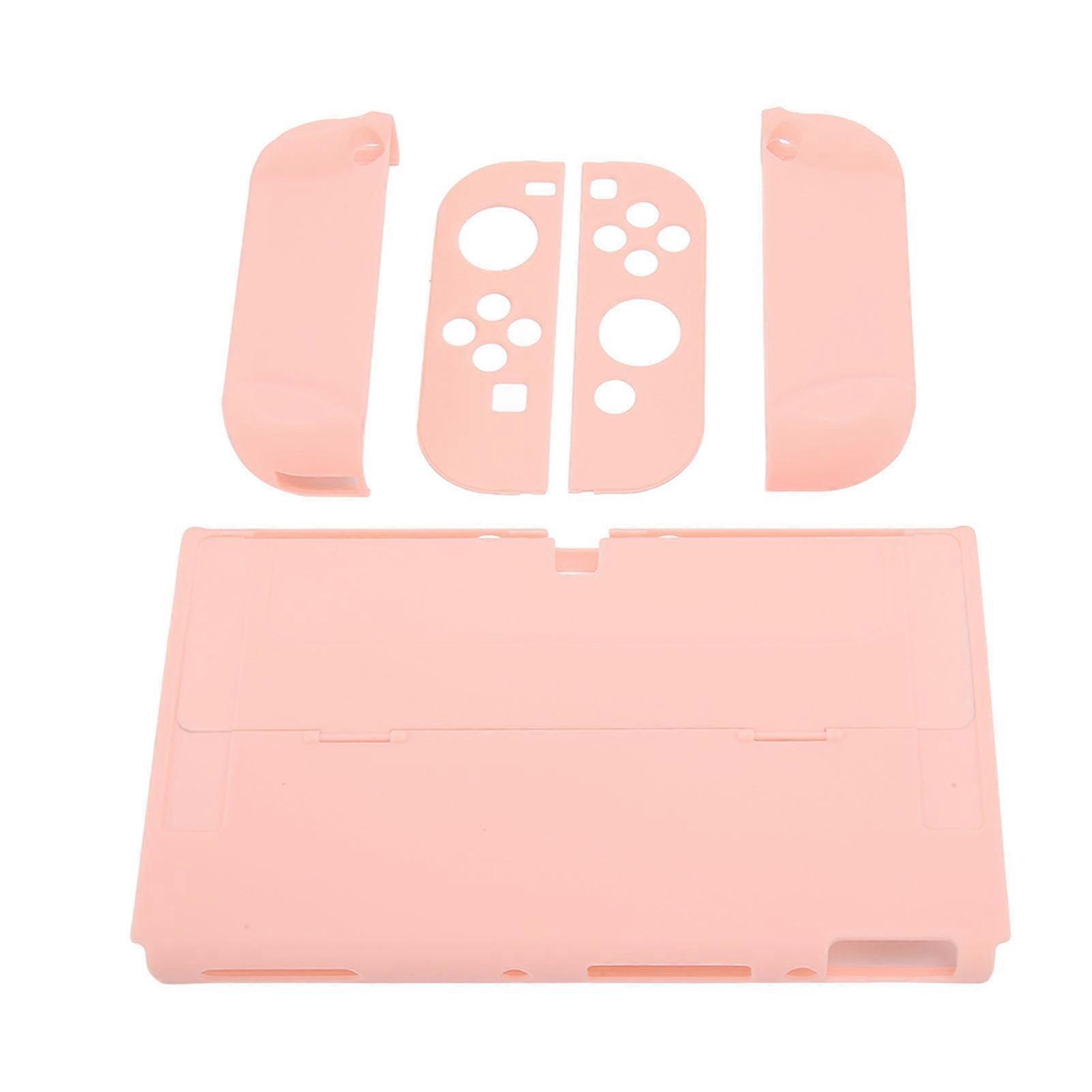 Skyddsfodral för Switch Color Shell Fullt skydd Ergonomiskt handgrepp Spelkonsolhölje Sakura Rosa