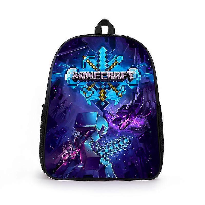 minecraft printed backpack school bag large capacity high quality backpack style 4