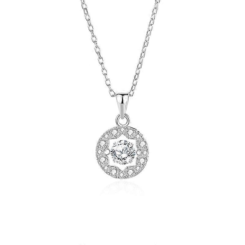 Necklace-Dancing Heart-Glittery Charm-Elegant Accessory