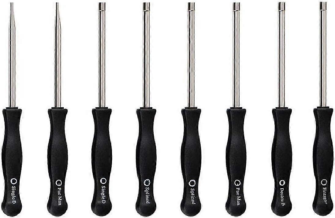 Carburetor Adjustment Tool/single D/double D/hexagon Hex Socket/21-teeth/splined 7-teeth Spline Socket Screwdriver (8 Pack)
