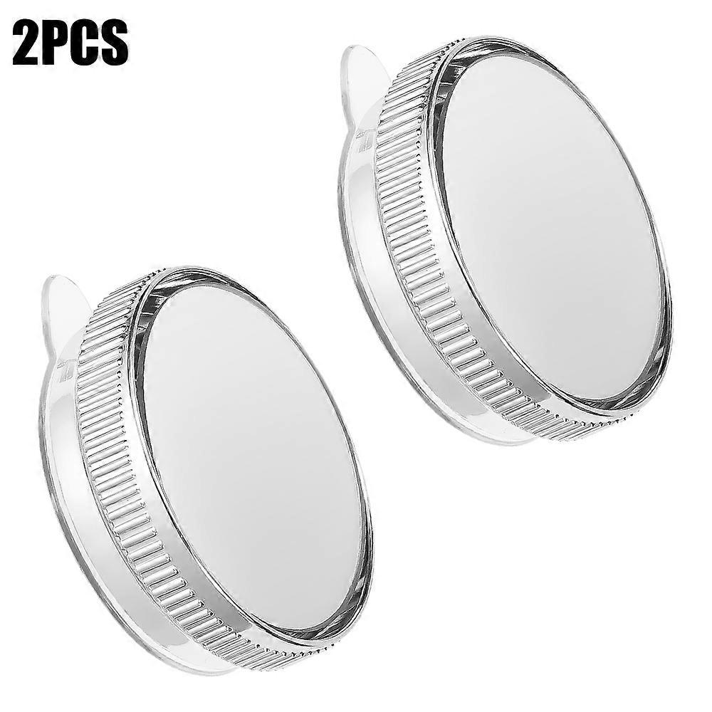 Upgraded Car Blind Spot Rear View Mirror Big Size Wide Angle Adjustable Round Mirror Suction Cup 360 Rotating Convex Mirror