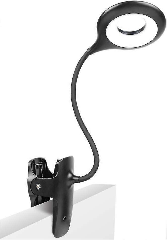 28 LED Reading Light, 9 Different Settings Eye Protect Book Clip Light, USB Rechargeable Reading Light, Touch Control,Black