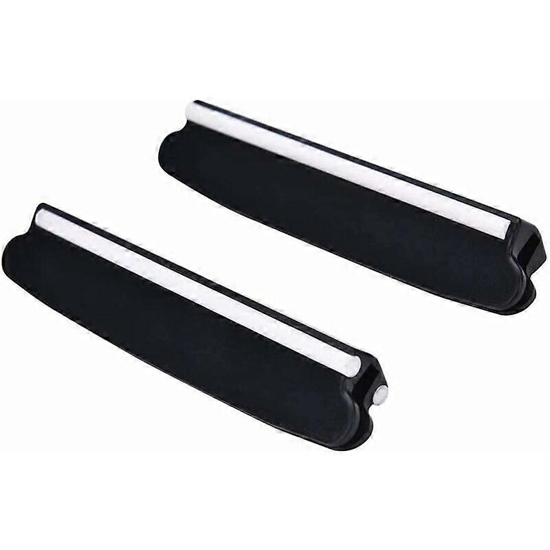 Professional Knife Sharpening Guide, Random Knife Sharpening Angle Guide, Sharpening Guide for Whetstone, Black (2 Pack)