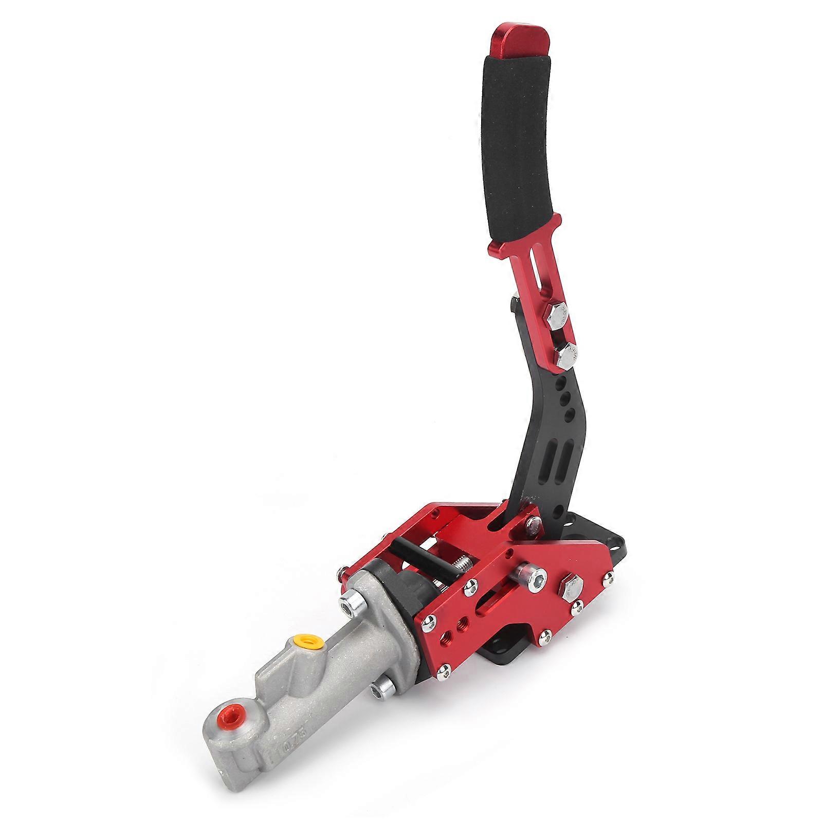 Racing Hydraulic Handbrake Aluminum Red with Sponge Wrapped Handle Modification Universal E2U811