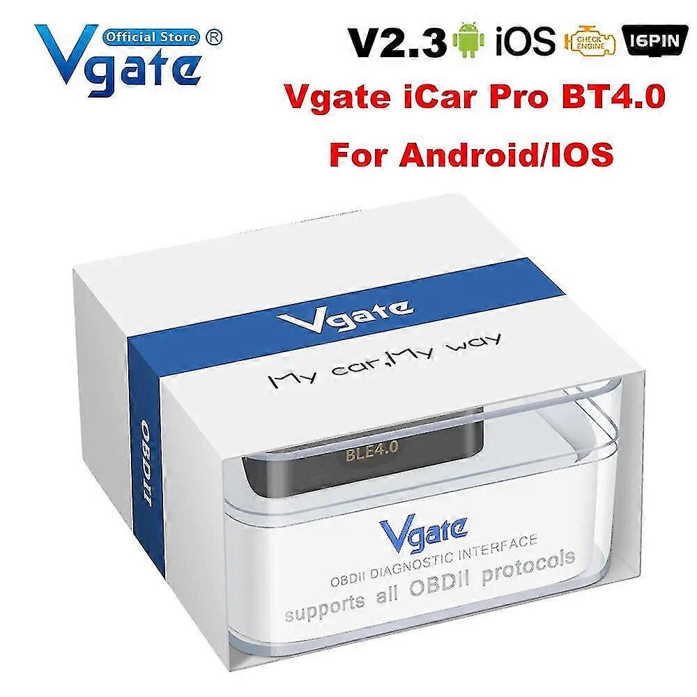 Vgate ELM327 v2.3 iCar Pro obd2 Bluetooth 4.0 for Android/IOS OBD 2 iCar2 Car Diagnostic Scanner OBDII Adapter Auto Code Reader