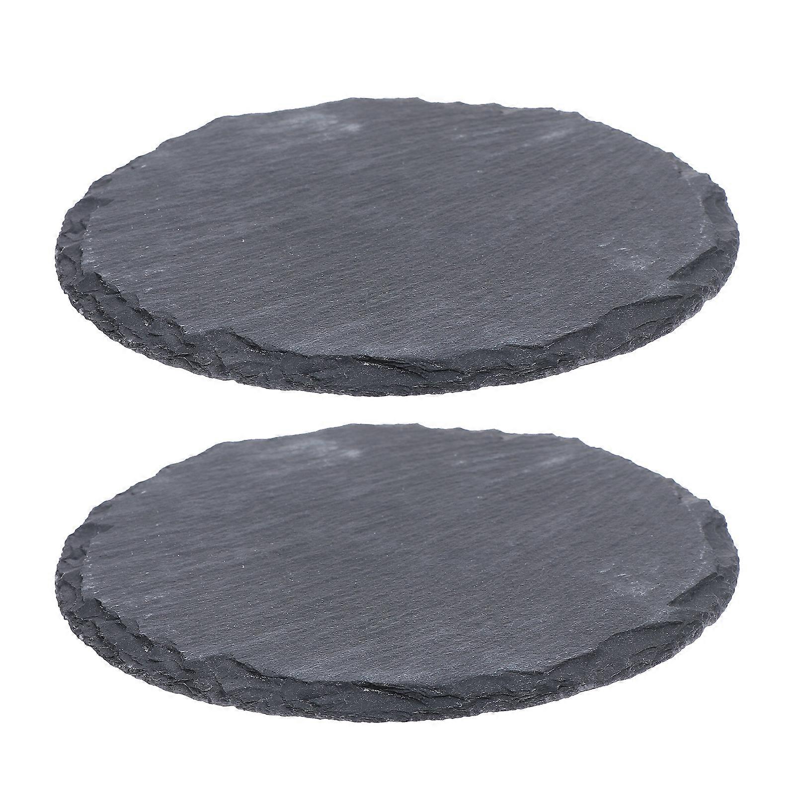 2Pcs Reptile Basking Stone Platform Tortoise Turtle Bathing Area Food Dish