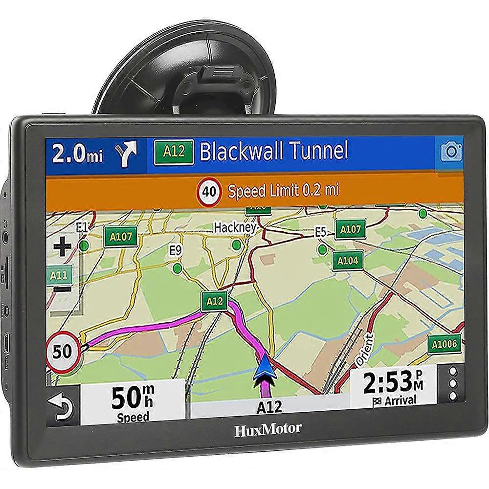 Sat Nav (7 inch) Capacitive Touchscreen, with 2022 UK Europe Maps (Free Lifetime Updates), GPS Navigation for Car Truck Lorry HGV LGV Motorhome, Post 