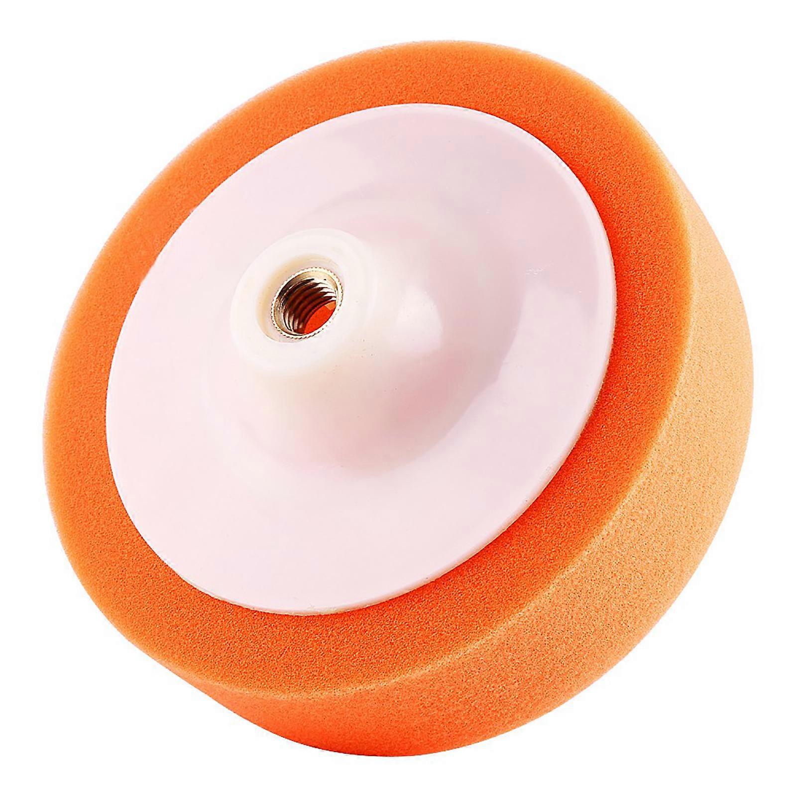 1Pc 6 "(15cm) svamp polering Buffing voksing pad hjul for bil poleringsmaskin buffer oransje