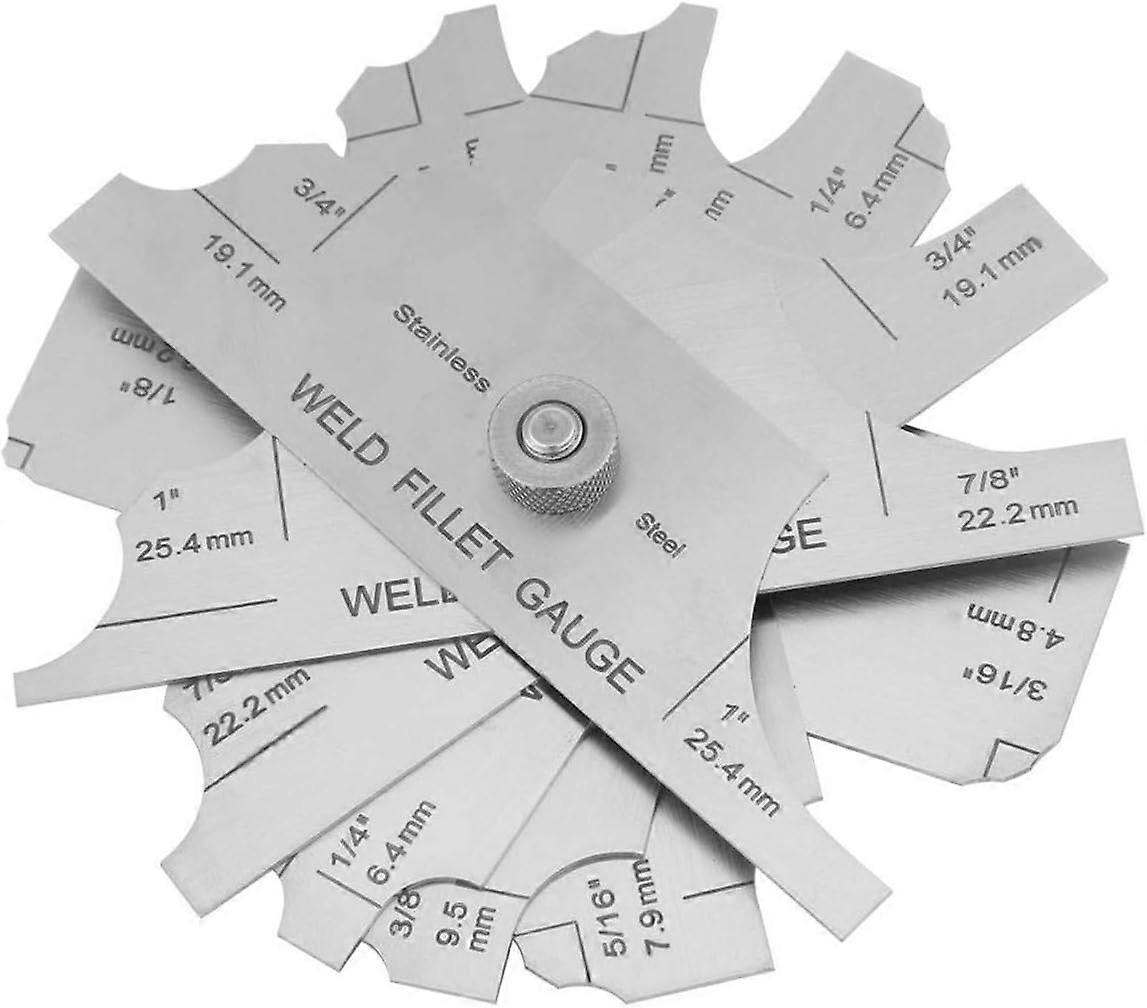 Set de măsurare a sudurii de filet Inch / Metric Indicator de inspecție a sudurii din oțel inoxidabil