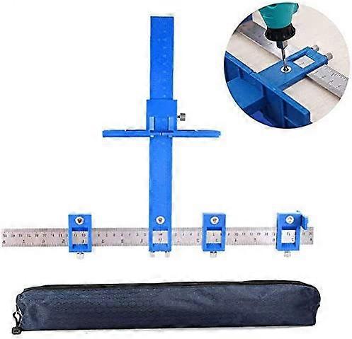 Adjustable Punch Locator Drill Guide,40 Punch Locator for Installation of Handles,Knobs on Doors and Drawer Pull