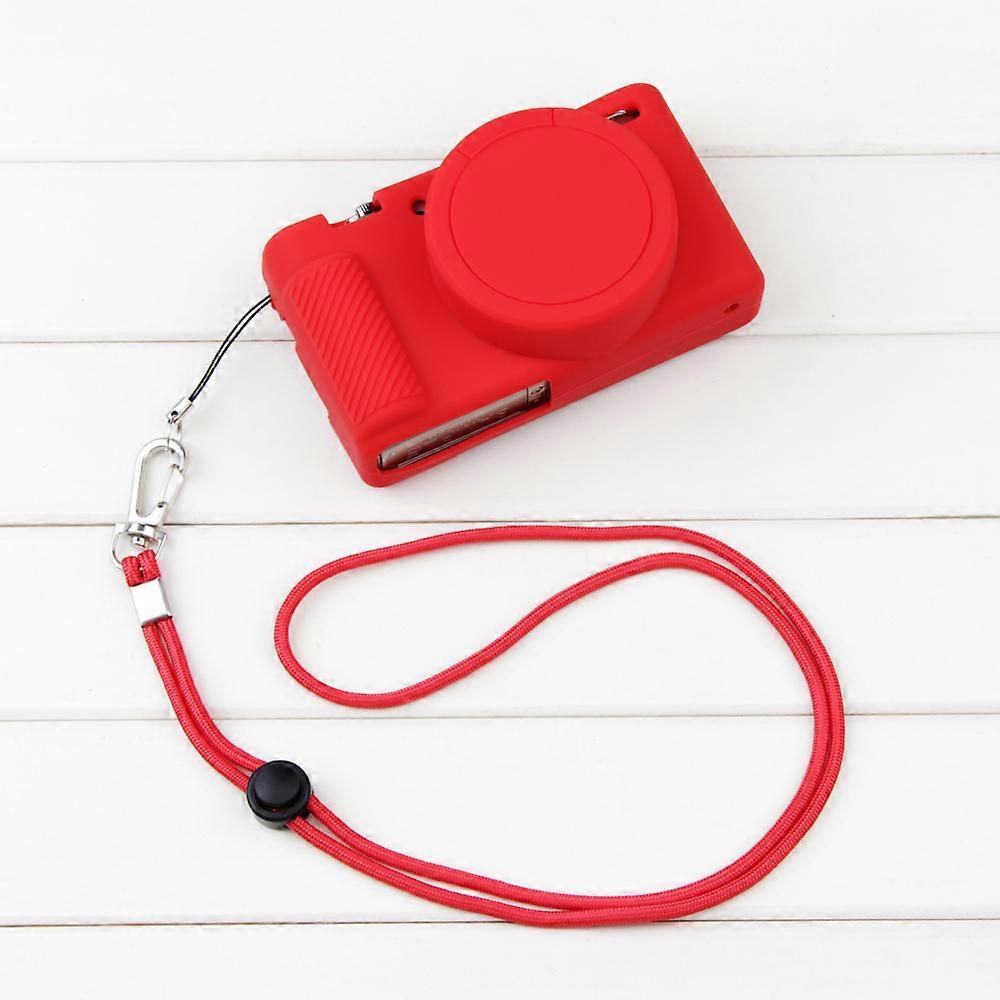 for SONY ZV-1 zv1 Vlog camera bag Camera soft case Silicone soft shell Portable Neck hanging Prevent scratches Anti-fall cute