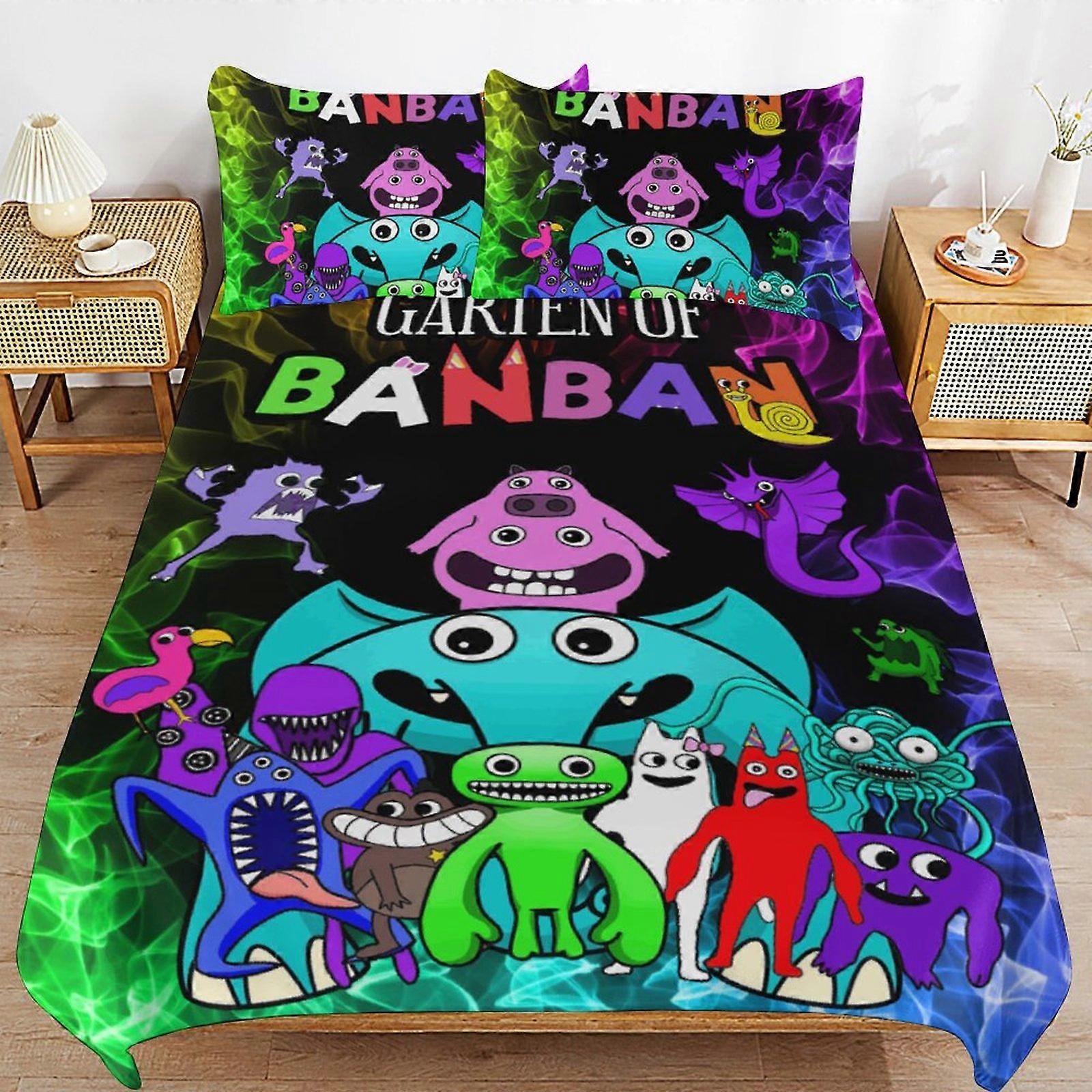 c32 Garden Of Banban Ložní prádlo Set Povlak na přikrývku Pohodlné a lehké kreslené povlečení 3dílná postel Twin (1 povlak na přikrývku a 2 povlaky na polštář) hn615