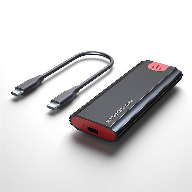 M2 SSD NVME Enclosure M.2 to USB 3.1 SSD Box Case for M.2 PCIe NVMe M Key 2230/2242/2260/2280 Tool