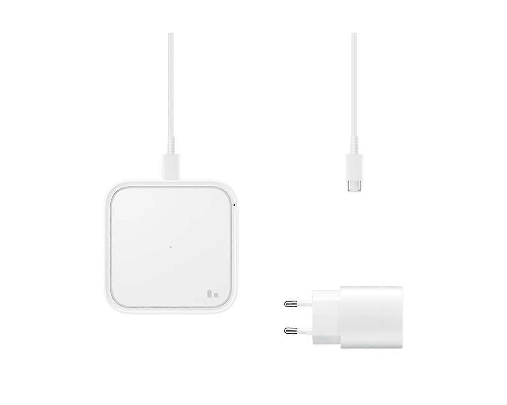 Samsung Wireless Fast Charger with Power Adapter, 15W - White
