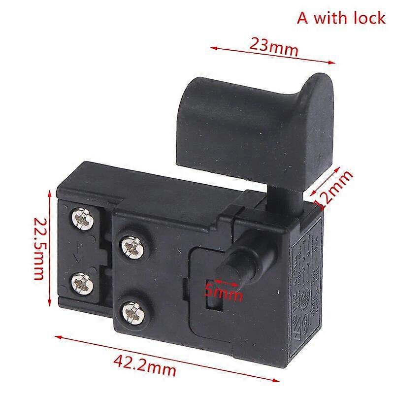 Electric Tool Trigger Switch Speed Control Trigger Button For Angle Grinder Electric Hammer Drill Speed Switch Lock / Unlock