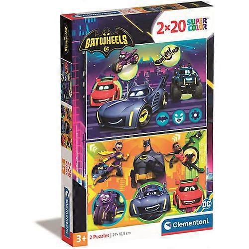 20-PIECE Clementoni Batwheels 2x Puzzle Engaging and Fun Puzzle Game for Kids