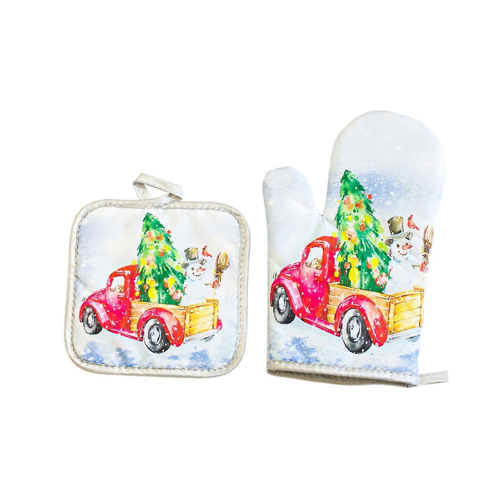 Insulation Gloves Oven Baking High Temperature And Anti-scald Gloves