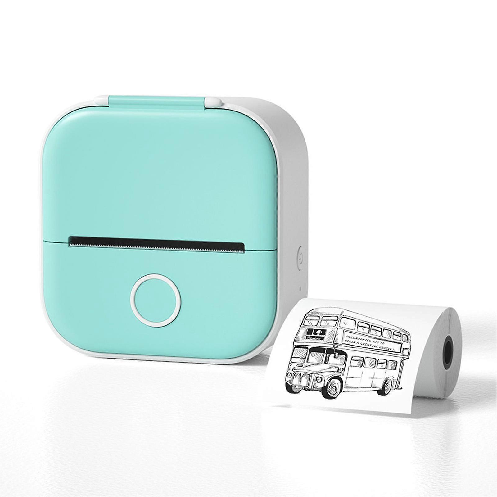 Mini Bluetooth-compatible Printer Household Thermal Printer Used in Home Office Study