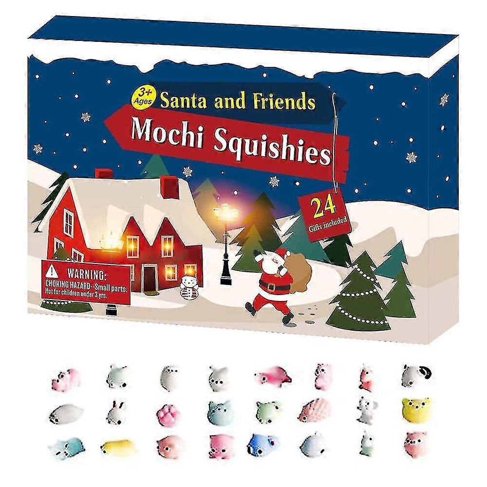 24 Ad Toy Set Xmas Animals Box