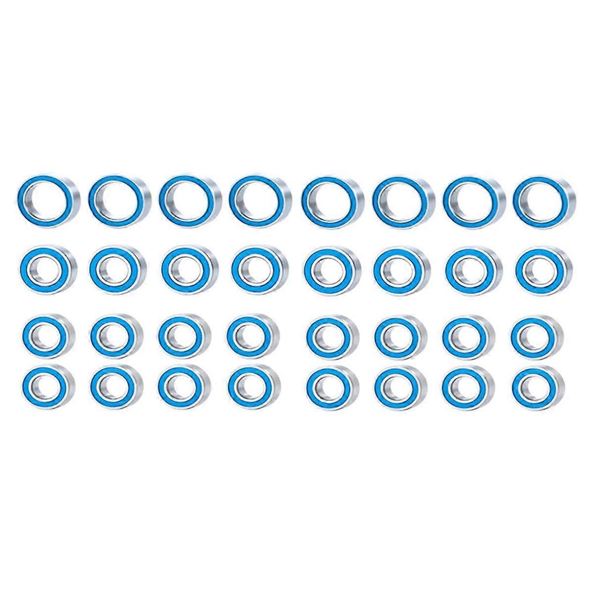 32PCS R32 Rubber Sealed Ball Bearing Kit for TT02 TT-02 TT02D TT-02D 1/10 RC Car Upgrades Parts Acc