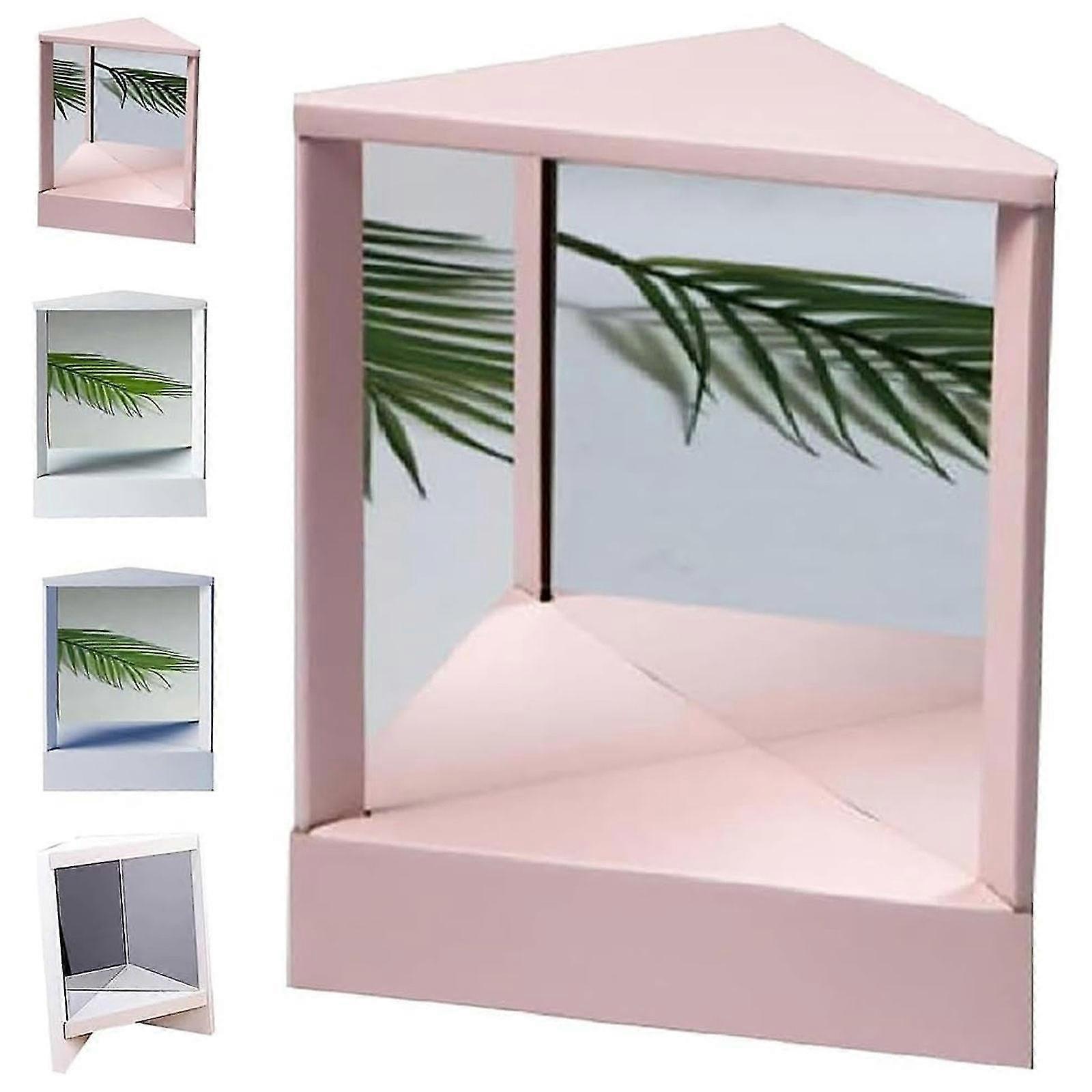 2023 New Upgraded True Mirror Non Reversing, Triangular Fixed Non-reversing Mirror, Inverted Mirror,non Reversing Mirror