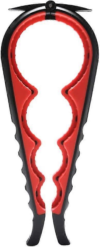 Jar Opener Can Opener Bottle Opener For Senior, Arthritis Hands And Anyone With Low Strength, Arthritis Jar Opener Get Lids Off Easily(black And Red)1